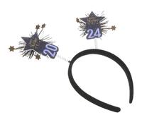 Veemoon Diadema de Año de Fiesta Accesorio Cabello Diadema de Feliz Año para Fiestas de Nochevieja y Fotos de Celebración