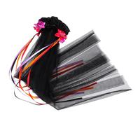 Veemoon Diadema de Cosplay Halloween Rosas Negras y Rojas, 1 Unidad, Tamaño Ajustable, Accesorio de Disfraz para Fiestas Temáticas y Despedidas de Soltera