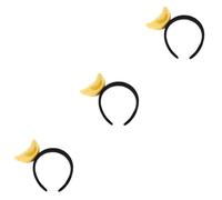 Veemoon Diadema De En Forma De Banana - 3 Piezas - Accesorios Divertidos Para Fiesta Cosplay y Decoración De Cabello Para Adultos