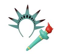 Veemoon Diadema De La Estatua De La Libertad Accesorio De Fiesta Disfraz De Halloween Versátil Para Todos