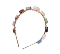 Veemoon Diadema De Moda Pelo Piedras De Colores, 1 Unidad, Tamaño Único, Elegante y Duradera, Para Mujer y Niña, Uso Diario y Fiestas