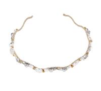 Veemoon diadema de perlas de cristal Venda cabello diademas para la moda femenina diadema para adolescentes diademas adornadas para mujer perlas de imitación