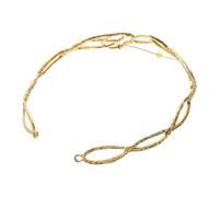 Veemoon Diadema de Realeza para Mujer Tiara de Novia Diadema de Moda Dorada Accesorio Cabello para Boda Cumpleaños Fiesta