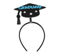 Veemoon Diadema de sombrero de licenciatura Accesorios de límite de graduación diadema de temporada de graduación decoraciones de fiesta de graduación diadema graduada