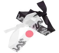 Veemoon Diadema Japonesa Deportiva 2 Piezas Cinta Ancha de Karate para Hombre y Mujer Tela Absorbente para Ejercicio Cocina y Disfraces Accesorio Transpirable y Ajustable Estilo