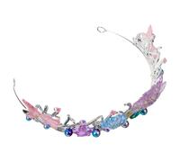 Veemoon Diadema para Fiesta Temática del Océano Tocado para Niñas y Adultos Adorno con Concha Marina y Diseño de Aleta de Pez Accesorio para Cumpleaños y Eventos Obsequios