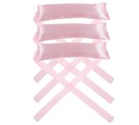 Veemoon Diadema Rizadora sin Calor 3 Piezas, Varillas de Cinta Gruesa Rosa, Rizadores Suaves para Cabello, sin Daños, Kit para Peinado Nocturno y Volumen Natural, Accesorios para Cuidado