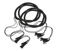 Veemoon Diadema Turbante Árabe Para Hombre Con Pañuelo Shemagh Negro 56 Cm, Accesorio Para Cabeza Musulmana En Fiestas Temáticas y Disfraces 2 Piezas