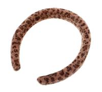 Veemoon Diadema Vintage Estampado De Diadema Ancha De Guepardo Banda De Felpa Cabello Accesorio De Moda Para Otoño Para Mujer