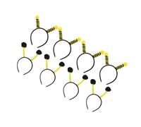 Veemoon Diademas Antenas De Abeja Divertidas 8 Piezas Tamaño Único Amarillo y Negro Para Fiestas Disfraces y Cosplay Accesorios Para Cabello
