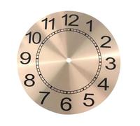 Veemoon Dial De Reloj Redondo De Aluminio Repuesto Para Reloj De Pared Con Números Romanos Accesorio Resistente y Duradero Para Proyectos Diy Rosa Dorado Fácil Instalación Para Relojes