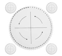 Veemoon Disco Kumihimo Redondo de 15x15 Cm 64 Ranuras, 5 Placas para Trenzar Pulseras, Herramienta Reforzada para Suministros de Abalorios, Adecuado para Manualidades y Proyectos DIY