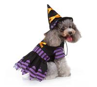 Veemoon Disfraz De Perro De para Halloween - Ropa Creativa y para Mascotas Pequeñas con Sombrero Incluido - Ideal para Celebraciones y Ocasiones Especiales