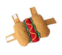 Veemoon Disfraz para Mascotas de Navidad y Halloween en Poliéster Naranja, Cómodo y Ligero, Adecuado para Perros y Gatos en Fiestas y Celebraciones