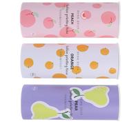 Veemoon Dispensador de Pañuelos para Coche Cilíndrico, 3 Unidades de 40 Hojas, Caja de Pañuelos de Tubo Redondo para Portavasos, Almacenamiento Práctico para Automóvil y Hogar