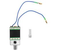 Veemoon Electroválvula Solenoide para Bocina de Aire Camión, 12 V/24 V, Metal Resistente, Respuesta Rápida, Funcionamiento Silencioso, Compatible Sistemas de Bocinas para Tren y Vehículo