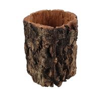 Veemoon Escondite para Reptiles Cueva de Tronco 12x15 Cm Refugio Natural para Geckos Tortugas Serpientes Cangrejos Ermitaños Decoración Selva Tropical Terrario