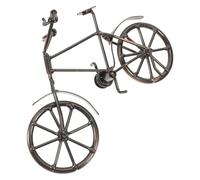 Veemoon Escultura de Bicicleta de Hierro Retro Modelo Decorativo de Mesa Figura Artesanal de Metal Vintage para Hogar Oficina y Jardín Adorno Coleccionable y Obsequio Original