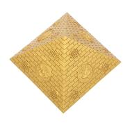 Veemoon Escultura de Pirámide Egipcia de Resina 9 CM Figura Mítica Figura Pequeña del Antiguo Egipto para Decoración de Escritorio Estantería y Proyectos Artísticos