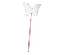 Veemoon Espejo de Inspección para Extensiones de Pestañas Portátil Inoxidable Herramienta de Maquillaje con Mango Desmontable Antideslizante Espejo Compacto para Profesional y Personal