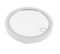Veemoon Espejo de Maquillaje LED con Luz Uniforme y Triple Ventosa Recargable Compacto y Ligero para Tocador y Viaje Iluminación Natural para Aplicación Precisa