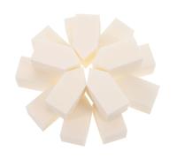 Veemoon Esponjas de Base de Maquillaje Desechables 50 Pcs Tamaño Pequeño Látex Color Marfil para Maquillaje Facial Portátil Uso Profesional Herramientas Cosméticas