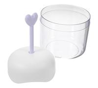 Veemoon Espumador Facial Transparente de Plástico Hacer Gel Fabricante de Espuma Facial Compacto y Portátil para Reutilizable