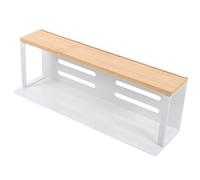 Veemoon Estante Organizador Magnético Pequeño para Especias y Congelador Color Blanco Marfil Soporte de Almacenamiento para Cocina sin Perforación Base Ventilada y Adhesivo Magnético