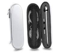 Veemoon Estuche De Almacenamiento para Pencil Funda De Transporte Blanca Organizador De Bolígrafos con Bolsillo De Compatible con Lápiz Táctil y Accesorios