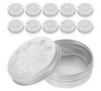 Veemoon Estuche de Entrenamiento de Olfato para Perros de Aluminio 60ml 10 Piezas Práctico para Juegos de Aroma y Adiestramiento Canino