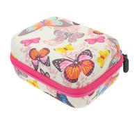 Veemoon Estuche para Aceites Esenciales Bolsa 12 Compartimentos 15ml Resistente Tela Oxford Color Rosa Fucsia Portátil para Aromaterapia Viaje Cremallera