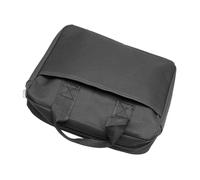 Veemoon Estuche para Efectos de Audio Pequeño de Tela Oxford Resistente al Desgaste, Bolsa Organizadora Compacta Negra para Músicos en Movimiento, Almacenamiento Seguro y Portátil