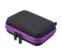 Veemoon Estuche Portátil para Almacenamiento de Perfumes Aceites Esenciales y Lápices Labiales Diseño Compacto y Ligero Doble Cremallera Resistente Acolchado Protector para Viaje y Uso