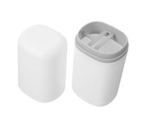 Veemoon Estuche Portátil para Cepillo y Pasta de Dientes Organizador Compacto Multifunción para Viaje y Uso Diario Taza para Enjuague Bucal para Familia y Oficina