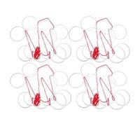 Veemoon Expositor Ajustable para 4 Vasos de Bebidas con 12 Ranuras, Soporte Colgante para Tazas de Café y Té, Organizador de Mostrador de 31,5 Cm, Compatible con Tazas de 9,5 Cm