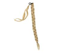Veemoon Extensión Coleta Trenzada Sintética Larga con Coletero Peluca Ponytail para Mujeres Negras Postizo Fácil de Colocar para Fiesta y Cosplay Color Aleatorio Color Aleatorio