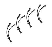 Veemoon Extensor de Ajustable 4 Unidades Negro Correa Práctica para Antifricción Soporte para Orejas Sensible Accesorio para Uso Prolongado en Salud y Hogar