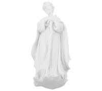 Veemoon Figura del Padrenuestro de Resina Blanca Estatua Religiosa Navideña Católica para Decoración del Hogar Escultura Renacentista de Jesús para Ambiente Espiritual y Obsequio