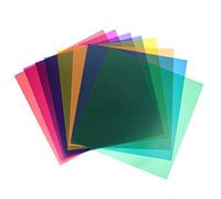 Veemoon Filtros De Gel De Luz 8 Colores Superposiciones para Cine Fotografía y Fiestas