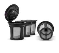 Veemoon Filtros Reutilizables para Café Negro 53 Ml/19 G 2 Piezas para Cafeteras Domésticas y Profesionales, Accesorio Práctico para Preparar Café Americano sin Residuos