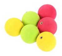 Veemoon Flotadores para Pescar de Espuma 12 Pcs (4 Rojo, 4 Verde, 4 Amarillo) Bolas Flotantes Redondas para Aparejos de Pesca Alta Flotabilidad y Sensibilidad para Pesca Deportiva