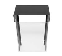 Veemoon Funda Metálica para Timbre Exterior 26,5 X 15,2 X 9 Cm con Cubierta Protectora contra Lluvia y Parasol, Ventana Transparente de Alta Definición para Control de Acceso y Seguridad