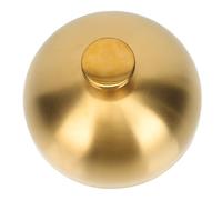 Veemoon Funda para Bistec De Cocina 20 Cm De Acero Inoxidable Dorado a Prueba De Aceite Cubierta Protectora para Alimentos Uso En Restaurantes y Hogar