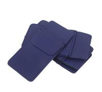 Veemoon Funda Protectora de Cuero Sintético Azul Real Set de 4 Estuches Portabolígrafos Compactos para Bolsillo Organizador Multifunción Adecuado para Enfermeras y Oficina Tamaño 16 X