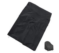 Veemoon Funda Protectora para Silla Mecedora de Jardín Negra, Diseño Transpirable de Poliéster, Resistente para Césped y Relajación al Aire Libre