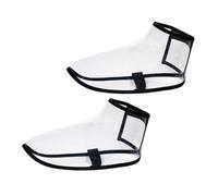 Veemoon Fundas para Zapatos de Peluquería de PVC, Prácticas y Fáciles de Usar, Protección contra Cabello para Bartenders y Cocineros, 1 Par Transparente Estilo Moderno