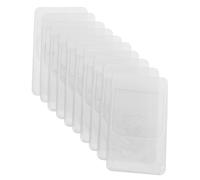 Veemoon Fundas Protectoras para Bolígrafos PVC 10 Unidades, Organizador De Bolsillo Transparente Cuadrado, Resistente Anti Manchas para Médico y Enfermera, Uso Profesional Batas y Laboratorios