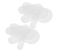 Veemoon Fundas Protectoras Reutilizables para Pinceles de Labios y Brochas de Maquillaje, Set de 50 Cubiertas Eva Duraderas en 5 Tamaños Diferentes (a, B, C, D, E), Portátiles