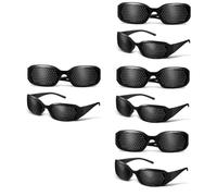 Veemoon Gafas De Seguridad De Malla De Alambre - 2 Piezas - Diseño Portátil Con De Corrección Visual Espejo Decorativo y Bloqueo De Luz Ideal Para Personal y