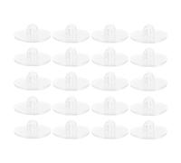 Veemoon Ganchos Adhesivos Transparentes para Techo 22 CM 100 Unidades sin Taladro para Colgar Discos y Decoración Interior Soportes Resistentes sin Marcas Autoadhesivos y